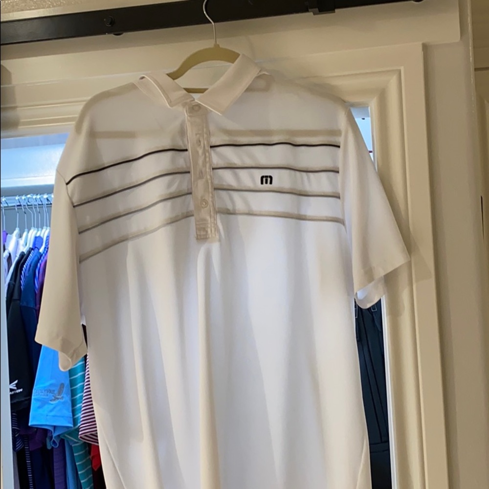 White Travis Matthew Polo